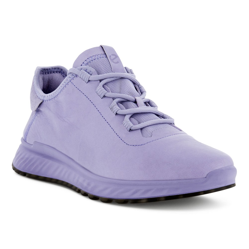 Womens Sneakers - ECCO St.1 Laced - Purple - 0562HUFAG